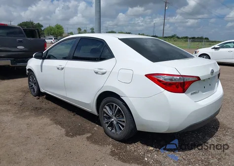 2016 Toyota Corolla Le Plus из США, поврежденный, VIN 5YFBURHE1GP418441